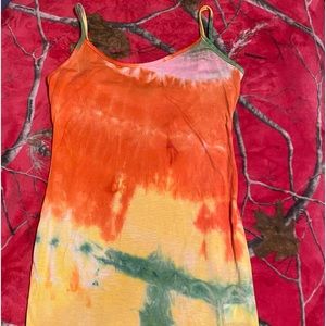 Tie Dye dress! (Model wearing another color, couldn’t find the EXACT one online)